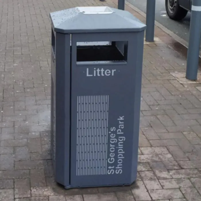 Derby Contemporary Litter Bin - 6