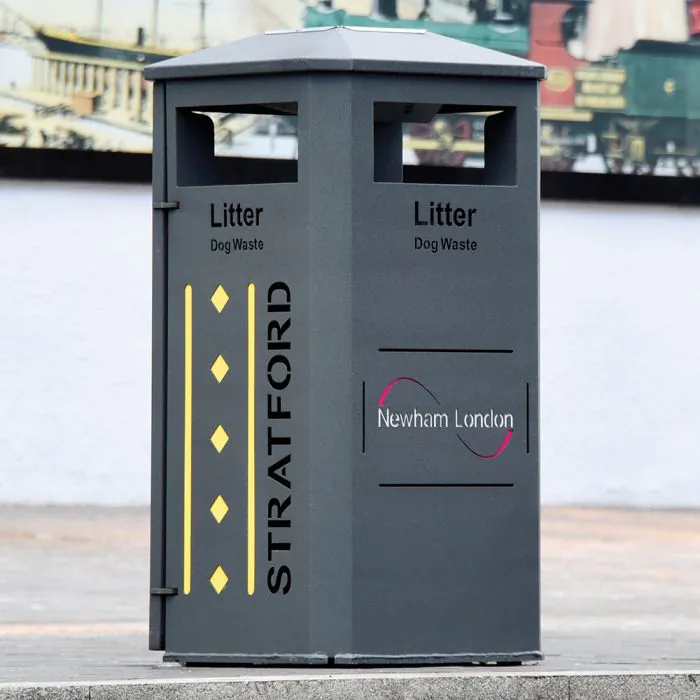 Derby Contemporary Litter Bin - 7