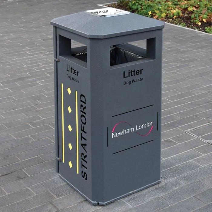 Derby Contemporary Litter Bin - 20
