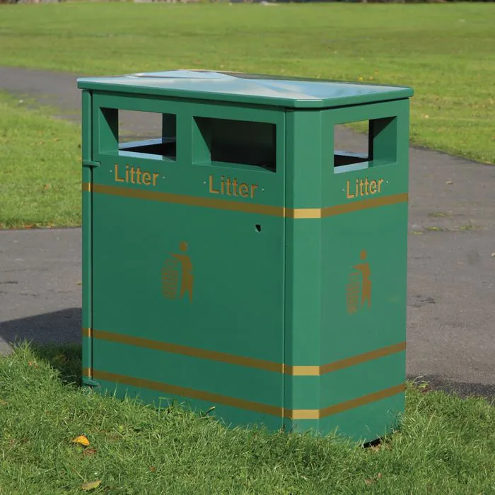 Derby Double Litter Bin - 1
