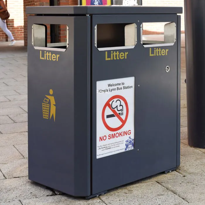 Derby Double Litter Bin - 2
