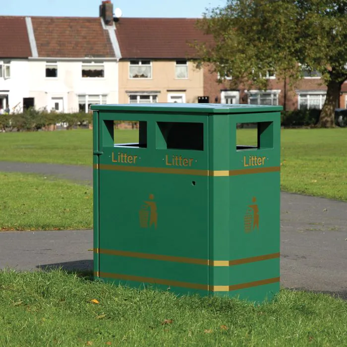 Derby Double Litter Bin - 4