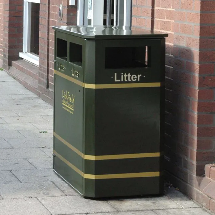 Derby Double Litter Bin - 5