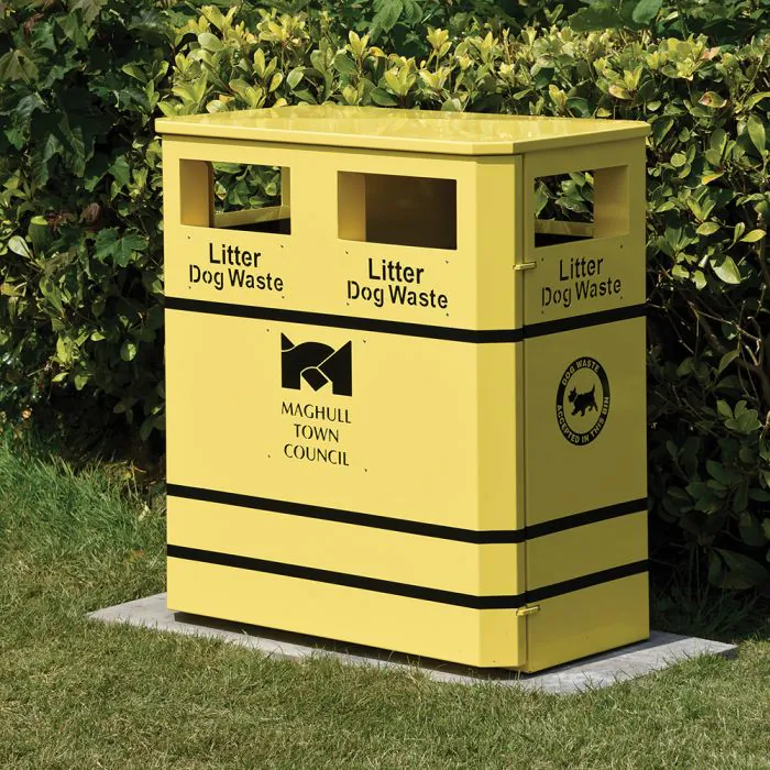 Derby Double Litter Bin - 7