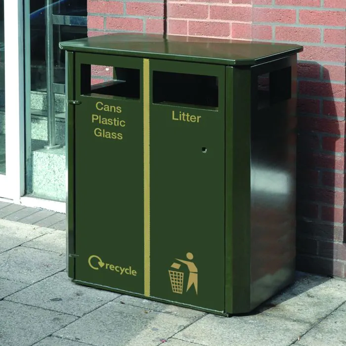 Derby Double Litter Bin - 8
