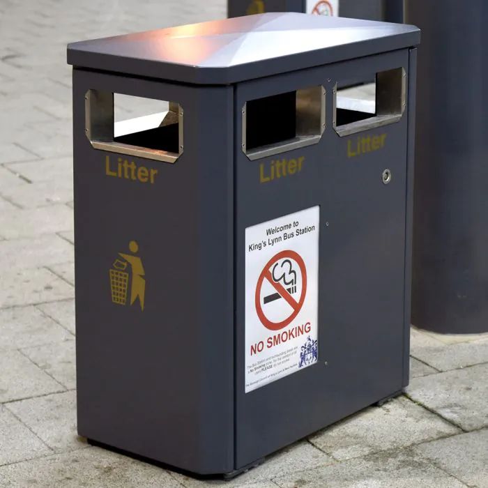 Derby Double Litter Bin - 13