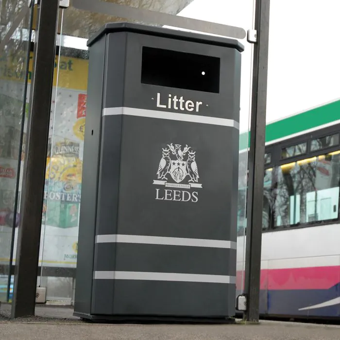 Derby Wall Litter Bin - 2