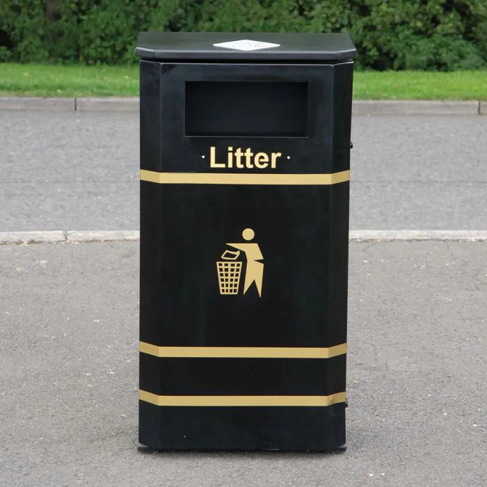 Derby Wall Litter Bin - 3