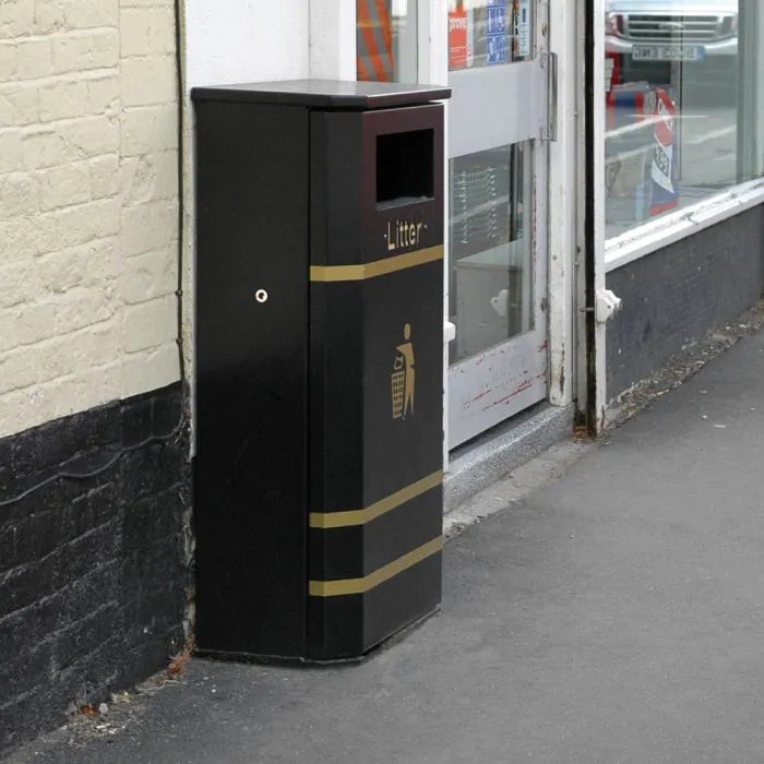 Derby Wall Litter Bin - 4
