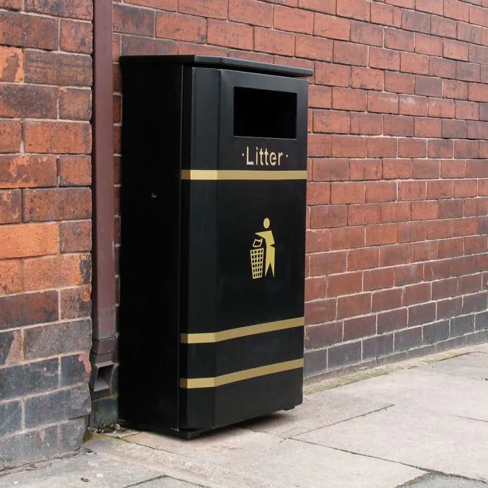 Derby Wall Litter Bin - 5