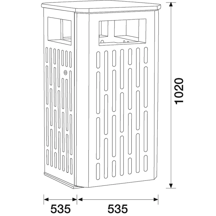 Derby Weyburn Litter Bin - 7