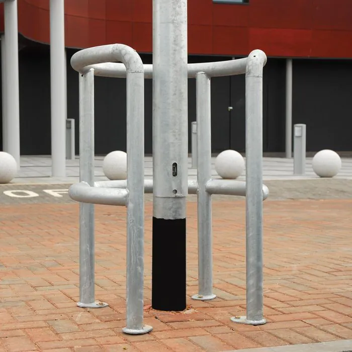 Round Lamp Post Protector  - 9