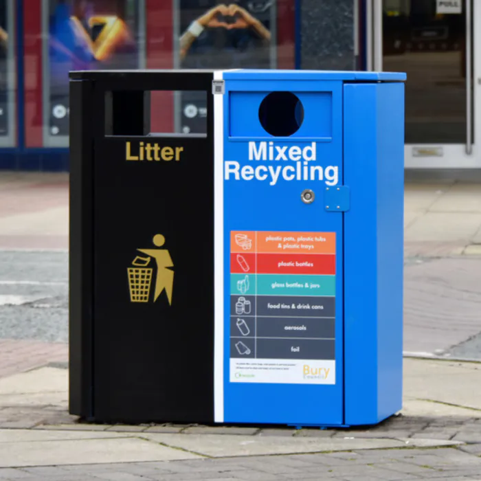 Derby Double E Recycling Bin - 5