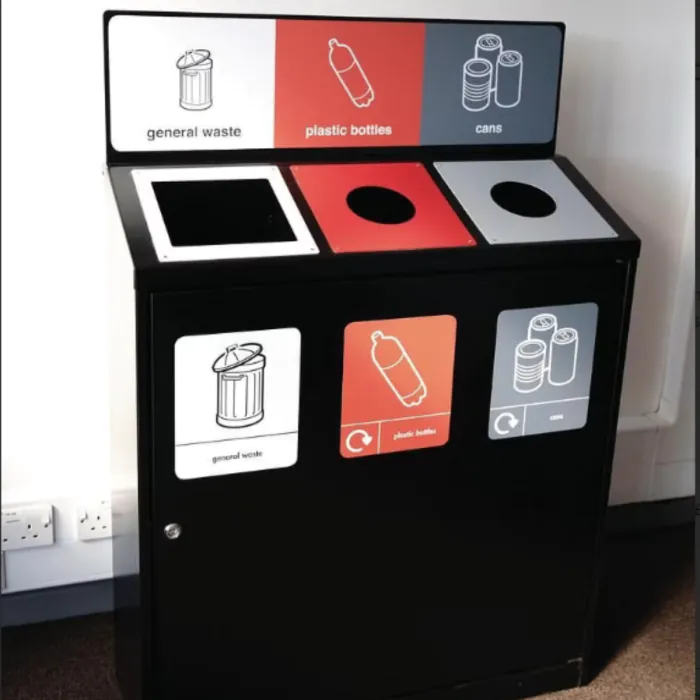 Daventry Internal Recycling Bin - Triple - 5