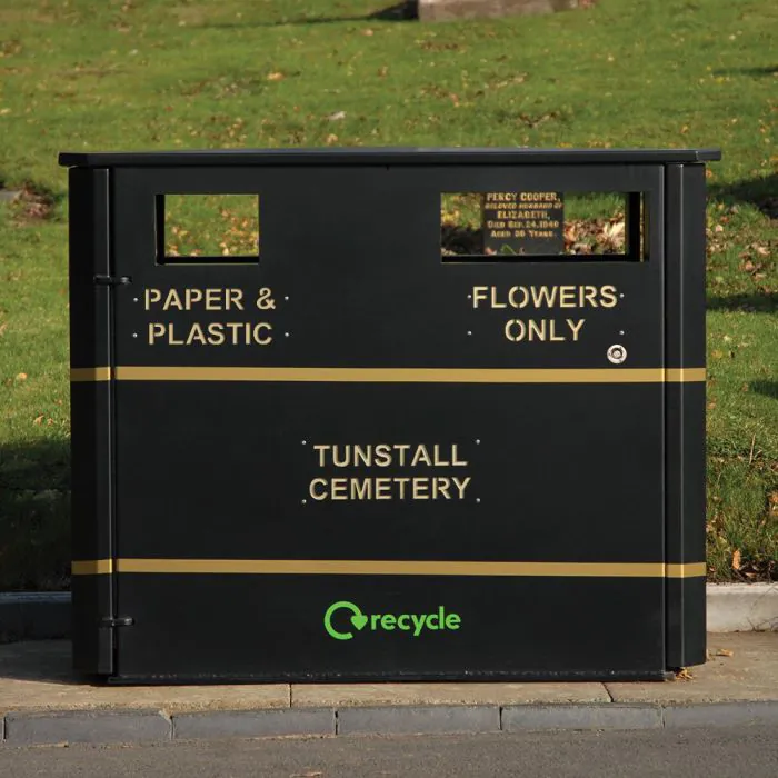Derby Cemetery Recycling Bin - 3