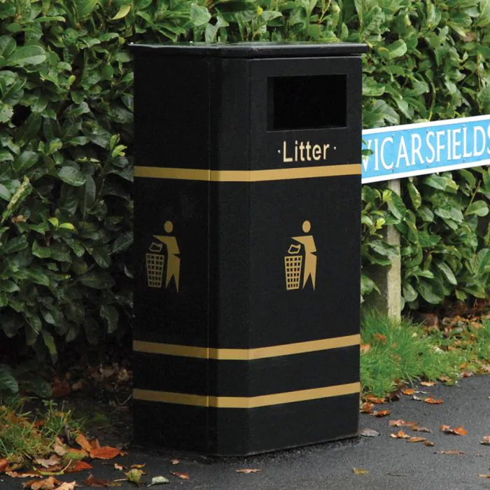 Derby Slimline Litter Bin - 2