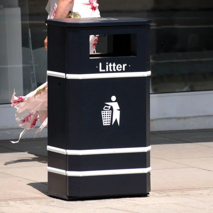 Derby Slimline Litter Bin - 11
