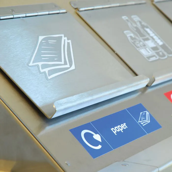 Office Spacesaver Recycling Bin - 4
