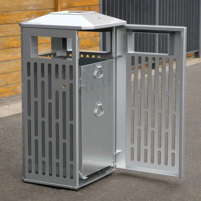 Derby Weyburn Litter Bin - Stainless Steel - 2