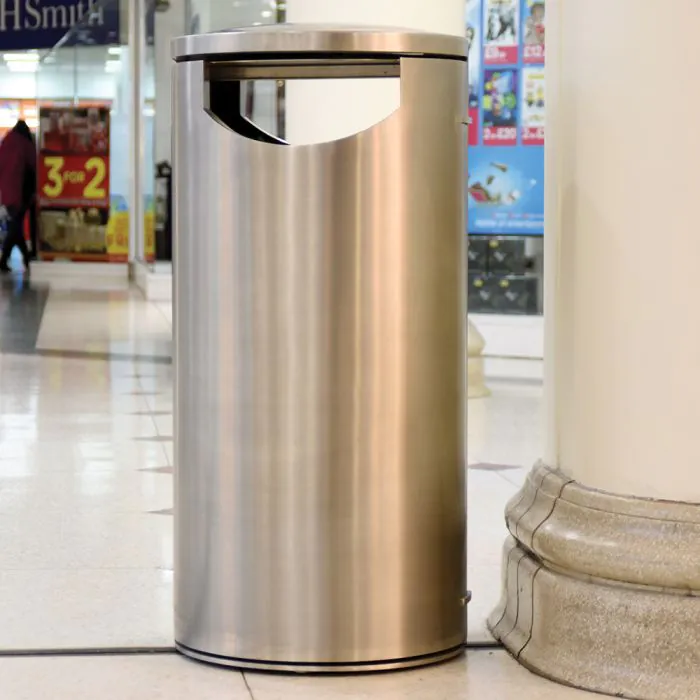 Derby Eros Litter Bin - Stainless Steel - 2
