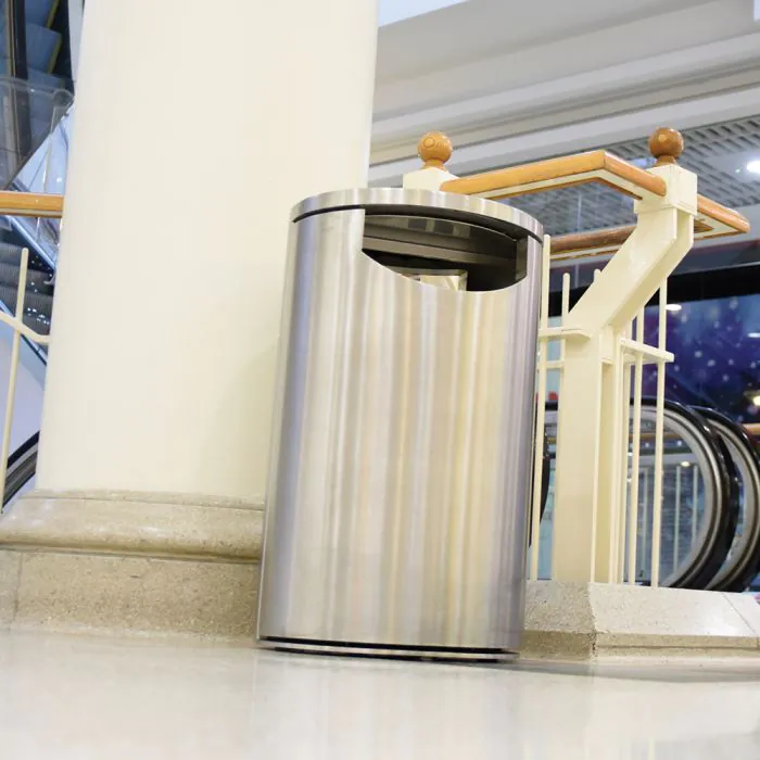 Derby Eros Litter Bin - Stainless Steel - 3