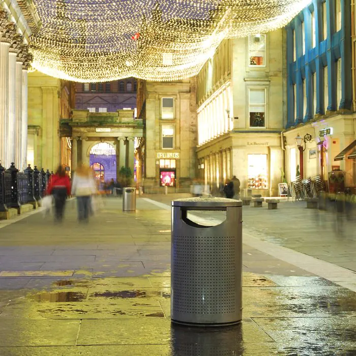 Derby Eros Litter Bin - Stainless Steel - 12