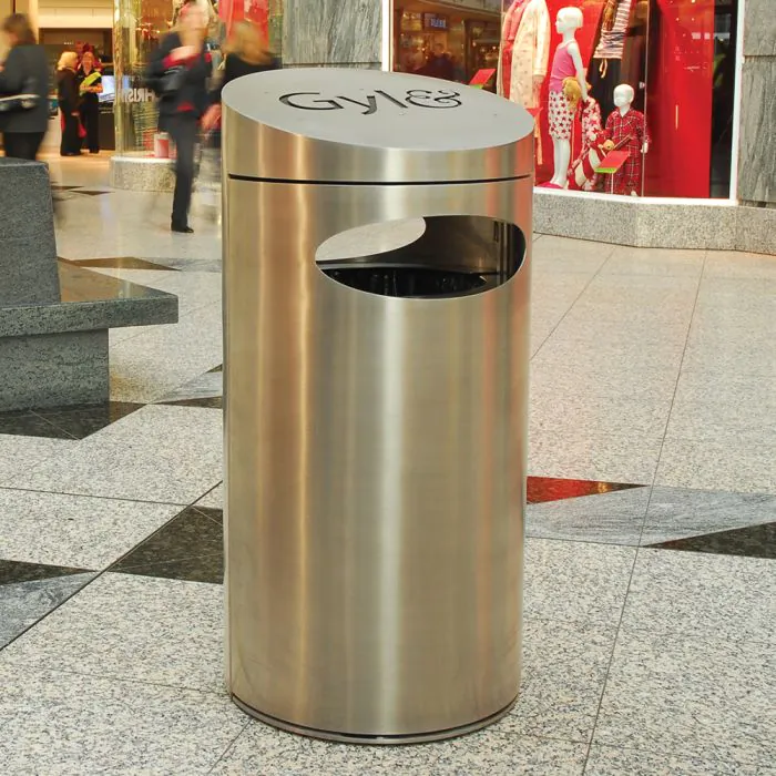 Derby Olympus A Litter Bin - Stainless Steel Derby Olympus A Litter Bin - Stainless Steel