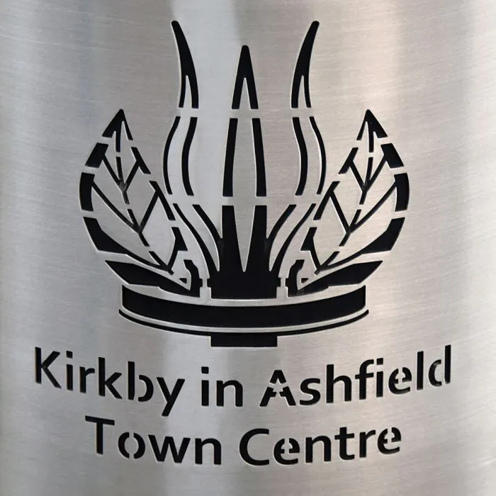 Derby Olympus A Litter Bin - Stainless Steel - 8