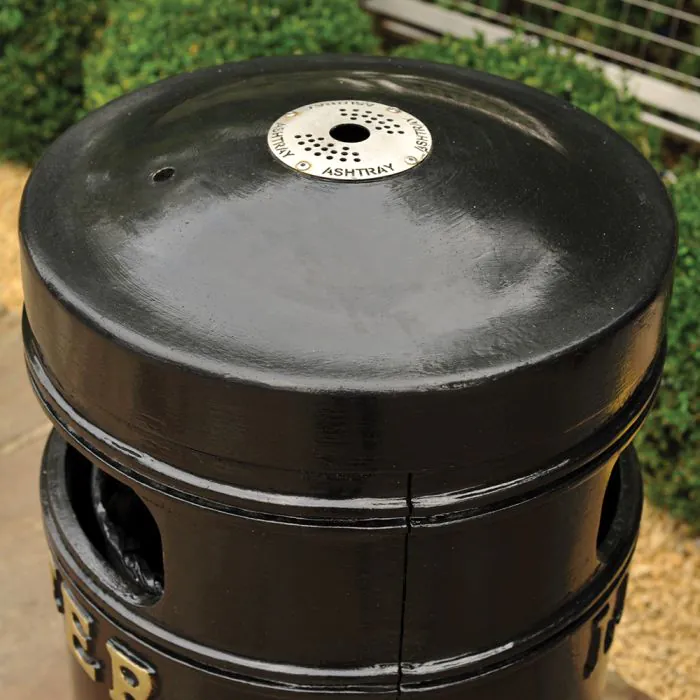 Round Medium Cast Iron Bin - 15