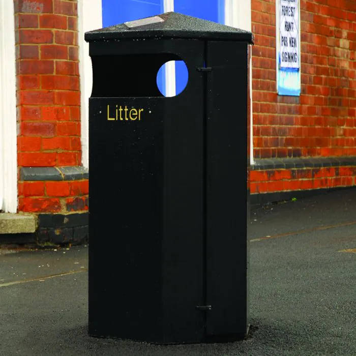 Derby Hexagonal Litter Bin - 1