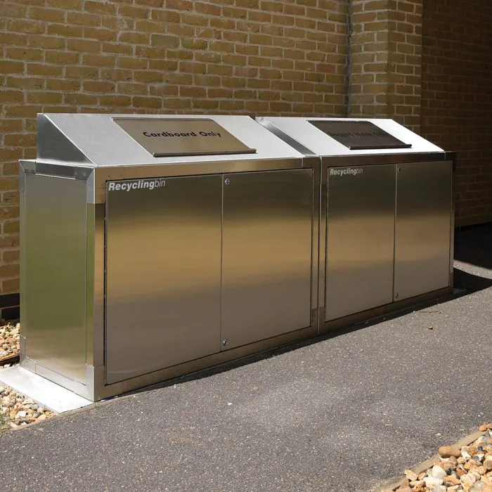 SEPR8™ Stainless Steel Recycling Bin - 6