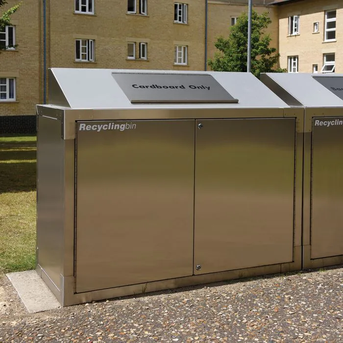 SEPR8™ Stainless Steel Recycling Bin - 9