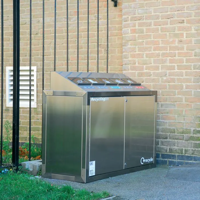 SEPR8™ Stainless Steel Recycling Bin - 10