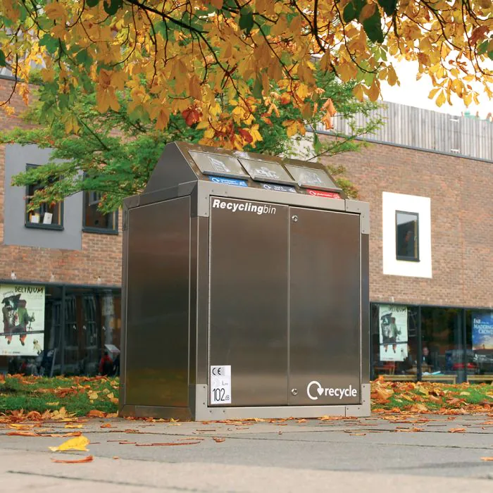 SEPR8™ Stainless Steel Recycling Bin - 13