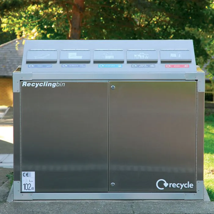 SEPR8™ Stainless Steel Recycling Bin - 15