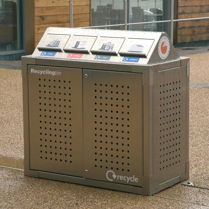 SEPR8™ Stainless Steel Recycling Bin - 16