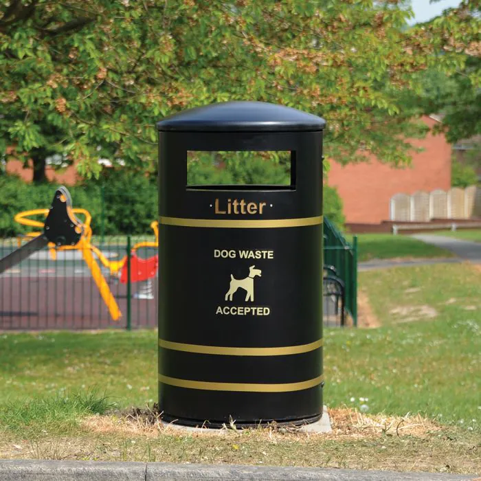 Derby Round Litter Bin - 2