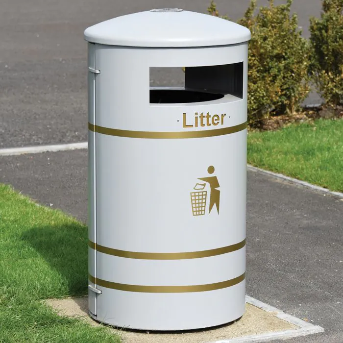 Derby Round Litter Bin - 4
