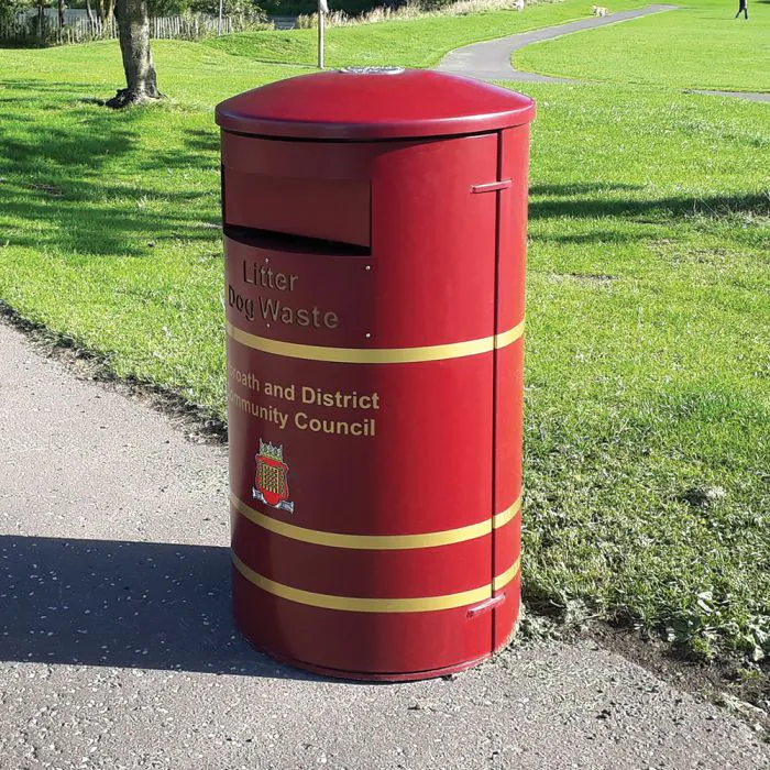 Derby Round Litter Bin - 6