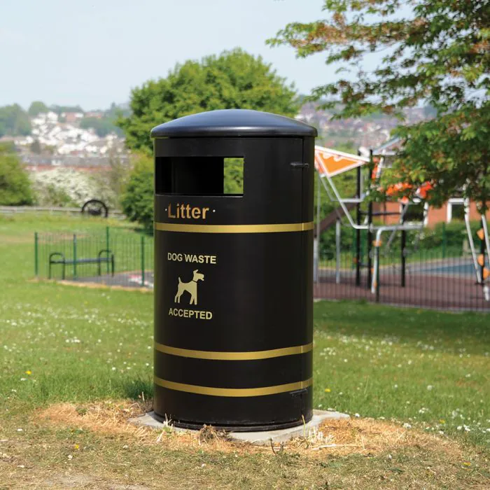Derby Round Litter Bin - 8