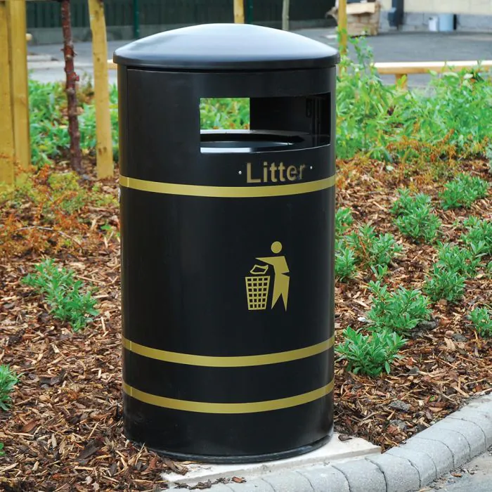 Derby Round Litter Bin - 11