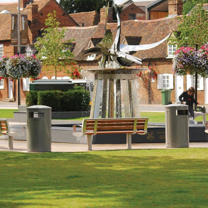 Derby Round Litter Bin - 17