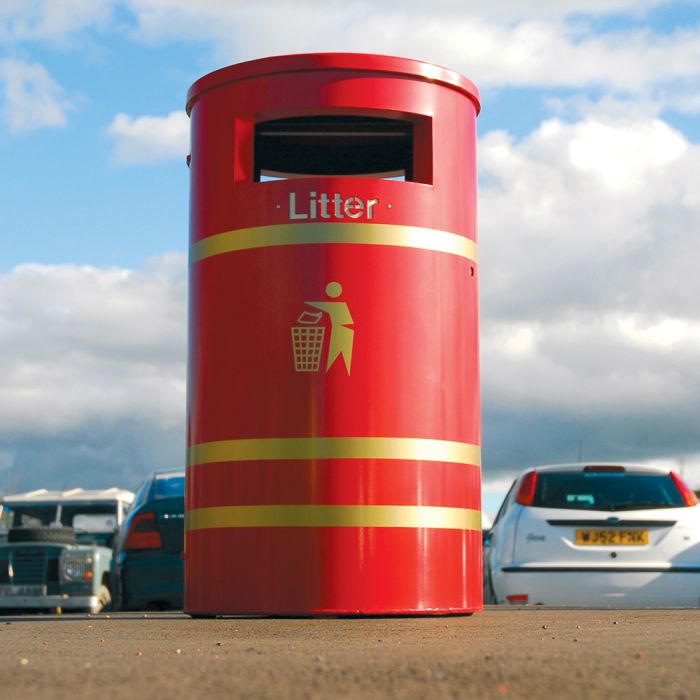 Derby Round Litter Bin - 19