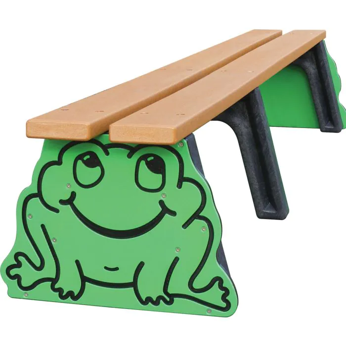 Recycled Plastic 'Animal Themed' Bench