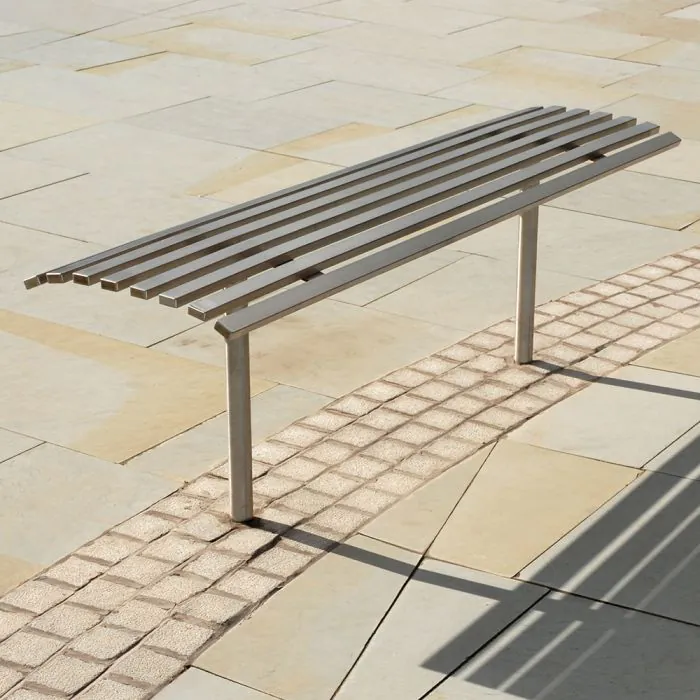 Hopetoun Bench - Stainless Steel - 4