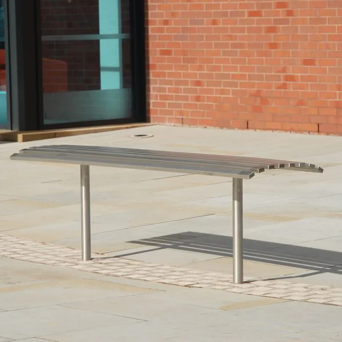 Hopetoun Bench - Stainless Steel - 6