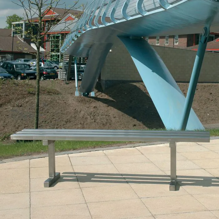 Solway Bench - Stainless Steel - 4