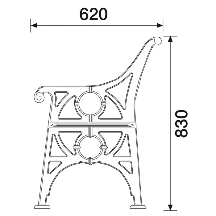 Eastgate 'Anti Vandal' Seat - 10