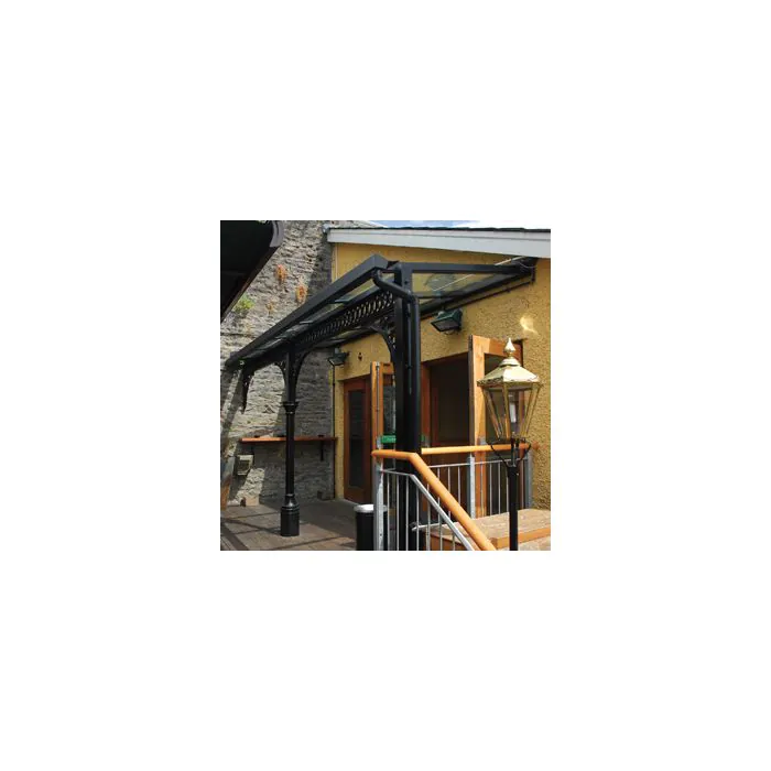 Monopitch Glass Entrance Canopy