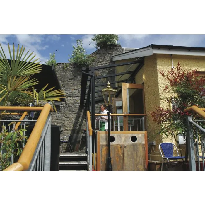 Monopitch Glass Entrance Canopy - 2